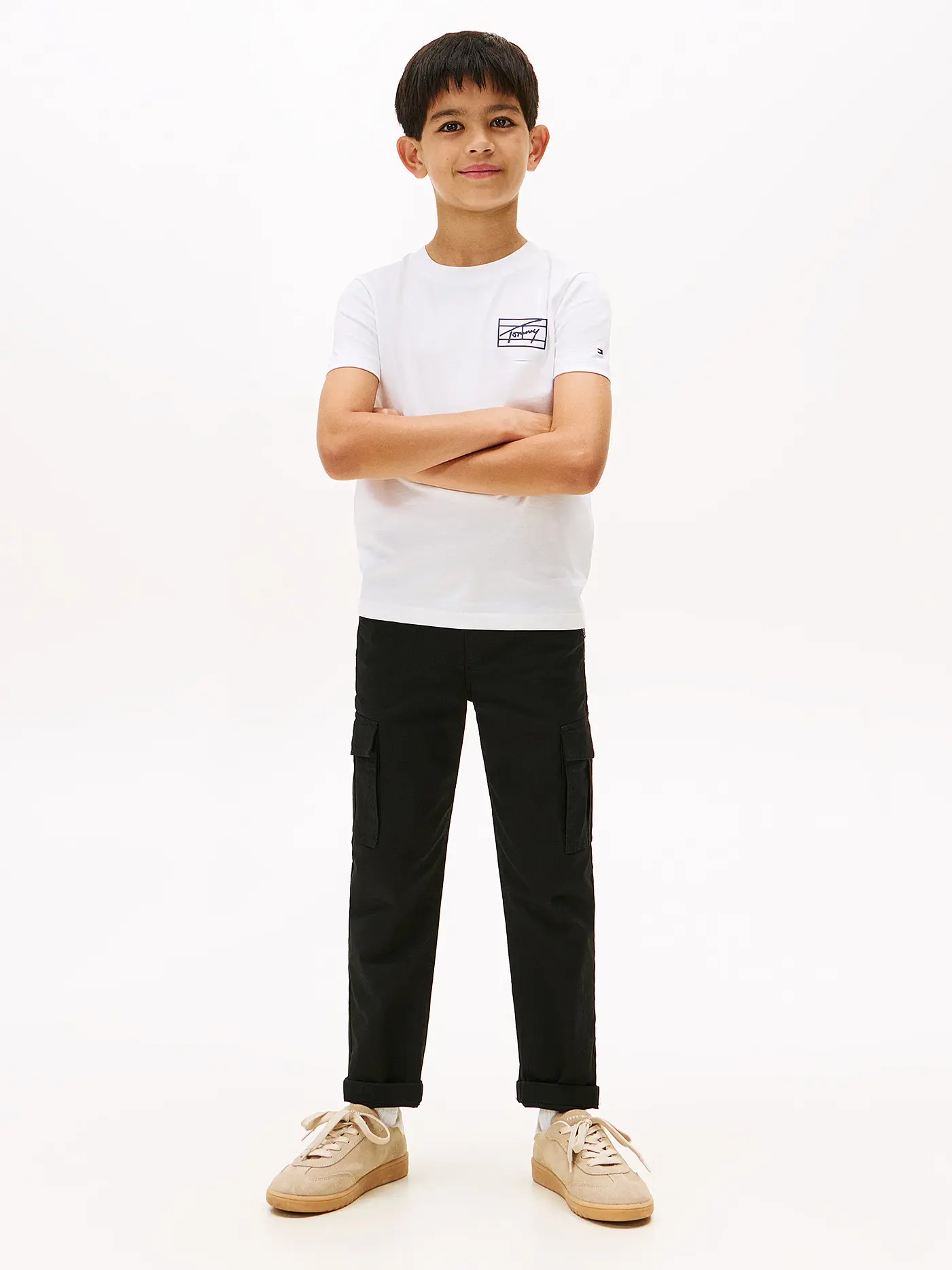 TOMMY HILFIGER | Jungen T-Shirt | weiss